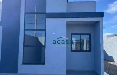 Casa com 2 dormitórios à venda, 59 m² - 4 estações - cascavel/pr