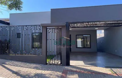 Casa com 2 dormitórios 1 suíte à venda, 135 m² - canadá - cascavel/pr