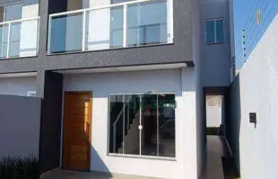 Sobrado com 3 dormitórios à venda, 92 m² por r$ 410.000,00 - florais do parana - cascavel/pr