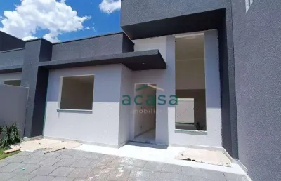 Casa com 2 dormitórios à venda, 63 m² por r$ 325.000,00 - belmonte - cascavel/pr