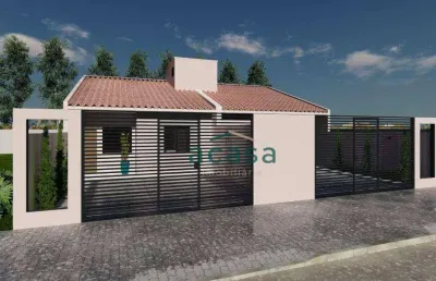 Casa com 3 dormitórios à venda, 61 m² - floresta - cascavel/pr