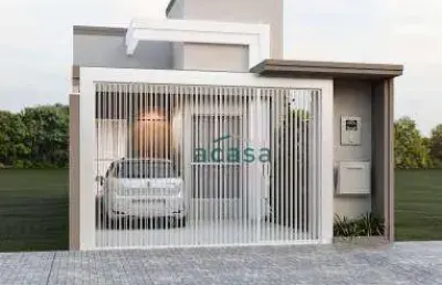 Casa com 1 suíte 2 dormitórios à venda, 62 m² por r$ 400.000 - positano - cascavel/pr