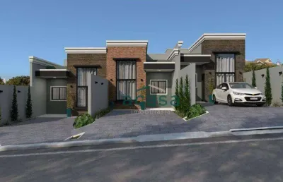 Casa com 3 dormitórios à venda, 75 m² por r$ 340.000,00 - lago azul - cascavel/pr
