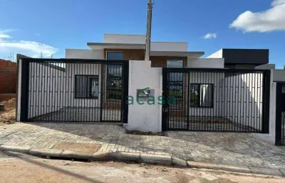 Casa com 2 dormitórios 1 suíte  à venda, 69 m² - brasmadeira - cascavel/pr