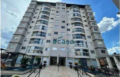 Apartamento com 2 dormitórios 1 suíte à venda, 78 m²- coqueiral - cascavel/pr