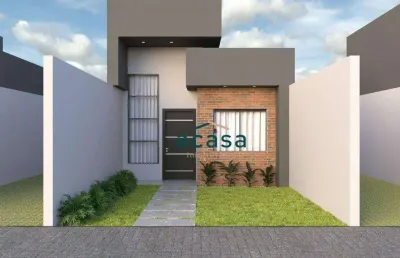 Casa com 3 dormitórios à venda, 60 m²- esmeralda - cascavel/pr