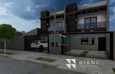 Sobrado com 1 suíte 2 dormitórios à venda, 93 m²- esmeralda - cascavel/pr