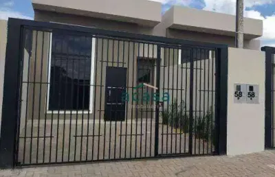 Casa com 3 dormitórios à venda, 63 m² por r$ 289.000,00 - zona rural - santa tereza do oeste/pr