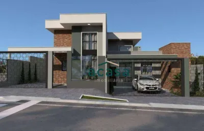 Casa com 3 dormitórios à venda, 86 m² por r$ 650.000,00 - fag - cascavel/pr