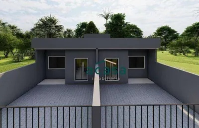 Casa com 3 dormitórios à venda, 60 m² - ecopark - cascavel/pr