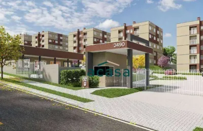 Apartamento com 2 dormitórios à venda, 43 m²- floresta - cascavel/pr