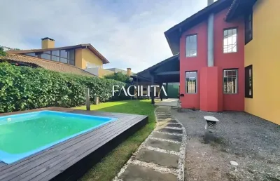 Casa com 3 quartos para alugar na servidão dos artistas, 1000, rio tavares, florianópolis por r$ 10.900
