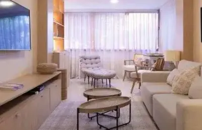 Lindo apartamento finamente decorado 2qtos alfha barra
