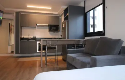 Studio mobiliado no  centro. próximo ao shopping estação