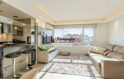Apartamento semi mobiliado com 2 quartos de bairro petrópolis