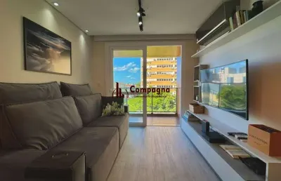 Apartamento mobiliado de 2 dormitórios no bairro petrópolis