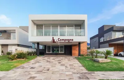 Casa condominio para venda - 440m², 4 dormitórios, sendo 4 suites, 4 vagas - alp