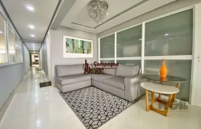 Excelente apartamento 1 dormitório com suíte , lavabo e vaga coberta