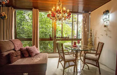 Apartamento mobiliado com 4 quartos, hidromassagem e 2 vagas -254 m²- petrópolis