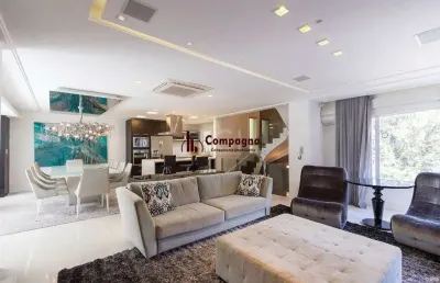 Casa condominio para venda - 380m², 3 dormitórios, sendo 3 suites, 4 vagas - ped