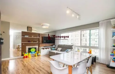 Belíssimo partamento mobiliado de 3 dormitórios com suíte e 2 vagas de garagem c