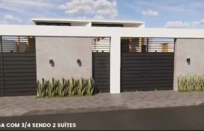 Casa em construção com 3 quartos na barra dos coqueiros