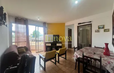 Charmoso apartamento à venda, com dois dormitórios próximo a praia do indaiá,  em caraguatatuba, sp