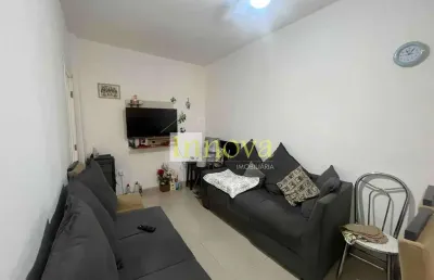 Apartamento vista mar, com 02 dormitorios e 01 vaga de garagem, à venda no centro de caraguatatuba,