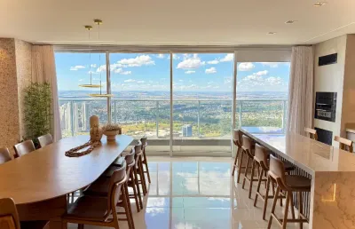 Lindo apartamento mobiliado e decorado no jardim goiás vista definitiva