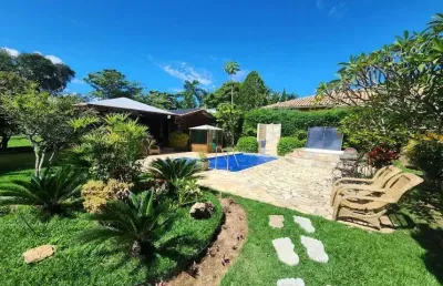 Casa em condomínio para venda em esmeraldas, condomínio aldeias do lago (melo viana), 5 dormitórios, 1 suíte, 3 banheiros, 12 vagas