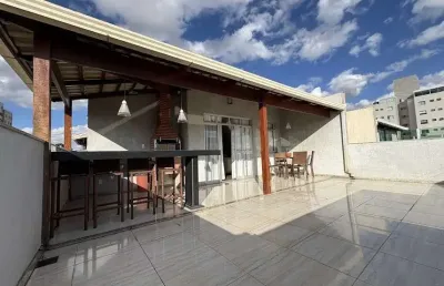 Cobertura duplex para venda em contagem, fonte grande, 3 dormitórios, 1 suíte, 3 banheiros, 2 vagas