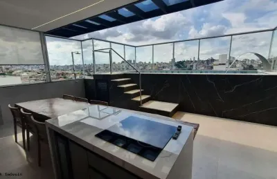 Cobertura duplex para venda em contagem, inconfidentes, 3 dormitórios, 1 suíte, 3 banheiros, 3 vagas