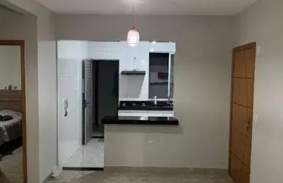 Apartamento com área privativa para venda em contagem, europa, 2 dormitórios, 1 banheiro, 1 vaga