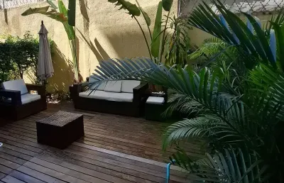 Excelente apartamento duplex com deck  jardim sol da manhã!