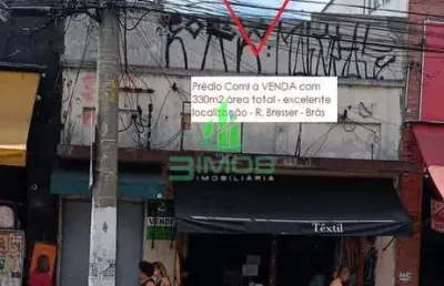 Oportunidade loja a venda 330m2, rua bresser, brás, são paulo, sp