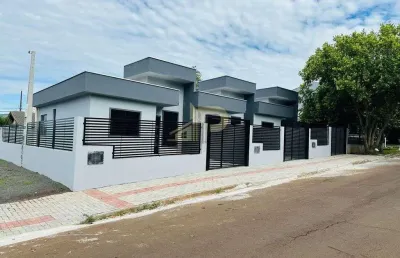Casas geminadas novas à venda no bairro paraíso - chapecó