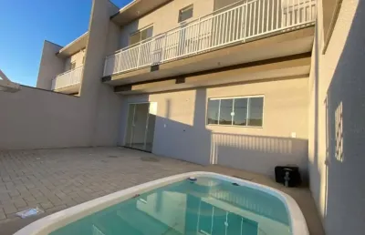 Sobrado com piscina por r$ 385mil em itajuba barra velha/sc.