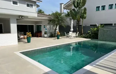 Casa com 300 metros², 3 quartos, piscina e churrasqueira em santa paula - es