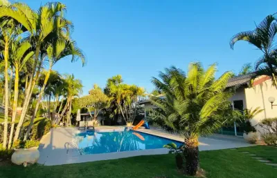 Chácara com 380 metros², 4 quartos, piscina e churrasqueira em ponta grossa - pr