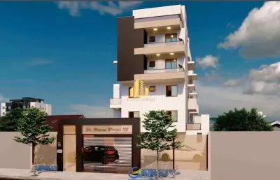 Apartamento com 2 quartos (1 suíte) no santa branca