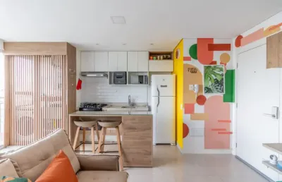 Apartamento moderno com sacada envidraçada a 400m do metrô vila prudente - sp