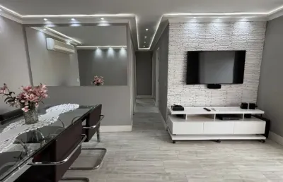 Apartamento mobiliado com 2 suítes em uma das ruas mais desejadas do tatuapé