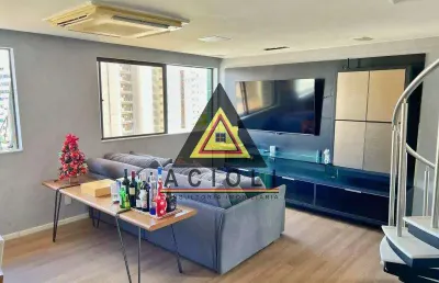 Apartamento duplex  80m² - 2 quartos (1 suíte) à venda - boa viagem