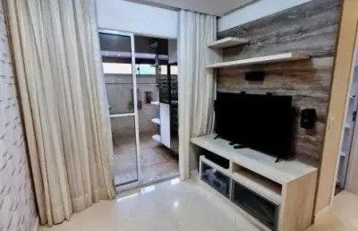 Apartamento 2 quartos com suite e quintal privativo - condominio villaggio manguinhos porto fino -