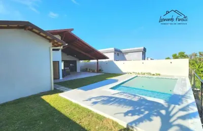 Casa linear com 4 suítes condomínio arquipélago de manguinhos