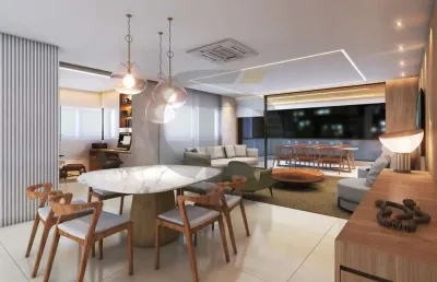 Apartamento para venda em maceió, jatiúca, 4 dormitórios, 4 suítes, 5 banheiros, 3 vagas