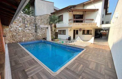 Sobrado, 495 m² - venda por r$ 3.000.000,00 ou aluguel por r$ 28.100,00/mês - campestre - santo andré/sp