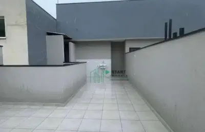 Cobertura, 90 m² - venda por r$ 349.900,00 ou aluguel por r$ 2.430,00/mês - vila príncipe de gales - santo andré/sp
