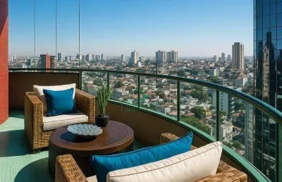 Cobertura com 5 dormitórios para alugar, 414 m² por r$ 22.643,41/mês - jardim - santo andré/sp