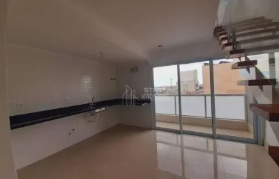 Cobertura à venda, 124 m² por r$ 978.000,00 - jardim - santo andré/sp